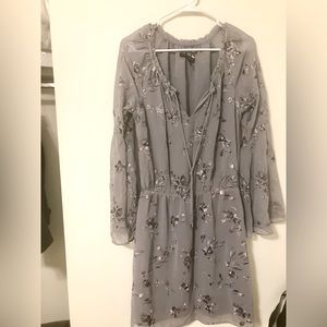 White House Black Market Chiffon Dress. NWOT.